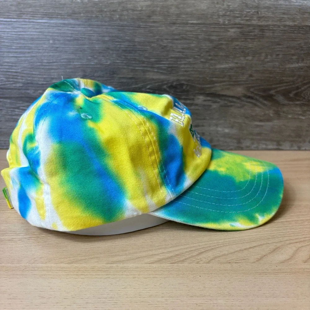 Bahamas Hat Cap Strap Back‎ Blue Yellow Tie Dye Nassau Outdoors